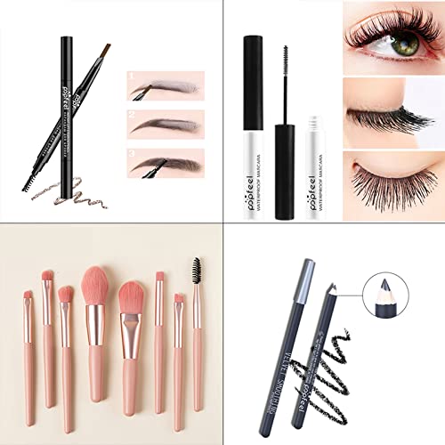 FantasyDay All in One Makeup Kits for Women Girls Holiday Make-up Gift Sets Xmas Essential Bundle Include Eyeshadow Palette Lipstick Blush Concealer Eyeliner Mascara Foundation Brush Eyebrow Pencil