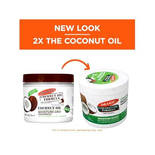Palmer's Coconut Oil Moisture Gro Hairdress Jar 5.25 Ounce (155ml)