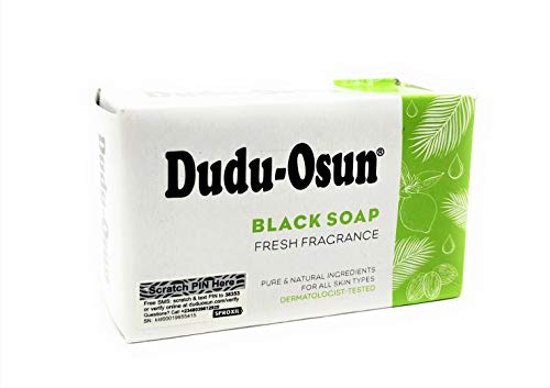 African Black Soap Bulk Pack 6 Count - Dudu-Osun Shea Honey & Aloe Vera