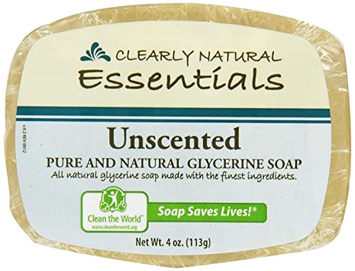 Clearly Natural Glycerin Bar Soap Unscented 4oz Pack of 6 - 24 Ounce Variant