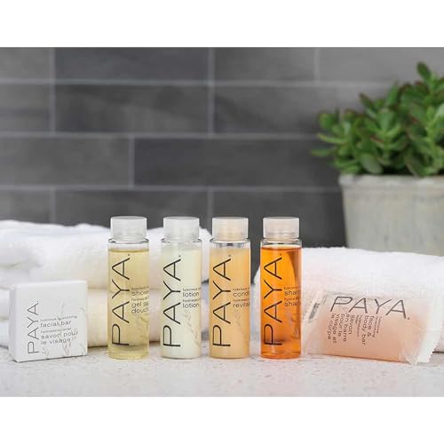 Paya Organic Shower Gel - 1 oz Mini Bottles, Case of 144, Eco-Friendly
