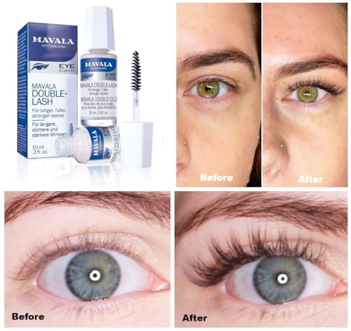 Eyelash & Eyebrow Growth Serum - Natural Lash Enhancer, 0.3 oz Bottle