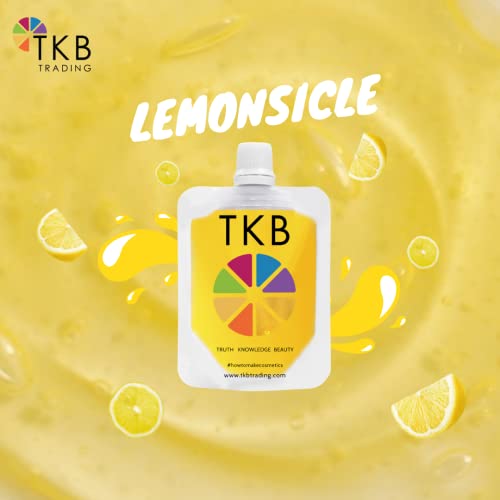 TKB Jelly Gloss (Flexagel)| Lip Gloss Base for DIY Lip Gloss| Ready-To-Formulate| Moisturizing, High Shine, Fruity Scent, Vegan, Gluten and Cruelty free| Made in USA (Lemonsicle, 1oz (30gr))