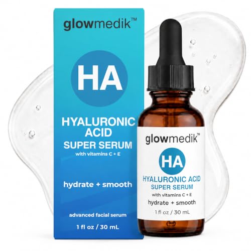 Hydrating Hyaluronic Acid Face Serum with Vitamin C & E for All Skin Types