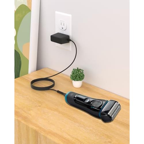 Charger for Braun Charger,12V Power Cord Compatible with Braun Shaver Series 3/5/7/9/1,Razor 3040s 310s 340S, 740S 7865 9290cc 9095cc and more models