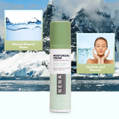 Moisturizing Face Cream for Dry Sensitive Skin - Shea Butter Aloe Vera - 1.4 oz