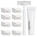 Hotel Shave Kit with Razor and Moisturizing Cream - 48 Pack, Clear Frosted Sachet (Variation of THIS listing)