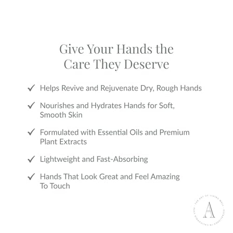 Archipelago Botanicals Morning Mint Hand Cr?me, Rich and Lightly Scented Hand Lotion for Dry Skin, Cuticles and Rough Spots, Premium Plant Extracts (3.2 oz)