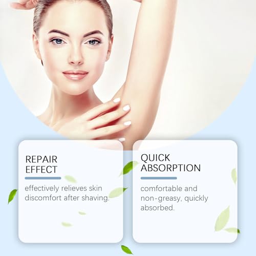 Ingrown Hair Treatment Serum, Smoothing Solution Ingrown Hair Treatment Roller, Gentle Exfoliation, for Underarms, Legs, and Chest, for Visibly Clearer, Smoother Skin (2pcs)