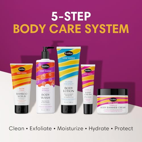 ShiKai Very Clean Hydrating Hand Cream (Vanilla, 2 oz) | Moisturizer Lotion for Dry Skin | For Nourished, Hydrated Hands