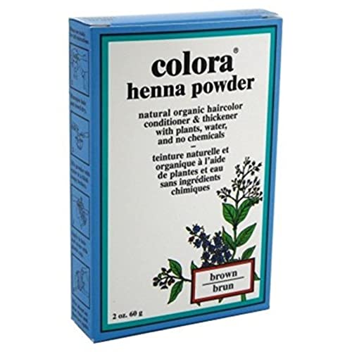 Natural Organic Hair Color & Conditioner Kit - Brown, 2oz, 3 Pack