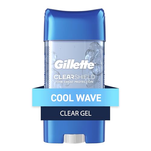 Gillette Cool Wave Clear Gel Antiperspirant Deodorant 3.8 oz x6 Pack