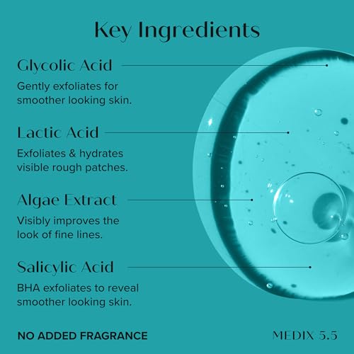 10% Glycolic & Lactic Acid Exfoliating Body & Face Serum - Pack of 2