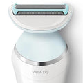 BRL130 Replacement Head Compatible with Philips SatinShave Advanced Women's Electric Shaver BRL140 BRL130 Wet and Dry Ladyshave Replacement Foil and Blade Philips Trimmer Razor Foil and Cutter (Blue)