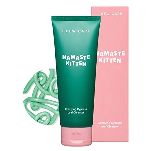 I DEW CARE Hydrogel Eye Patch - Starlit Kitten, 5 EA + Face Cleanser - Namaste Kitten, 5.07 Fl Oz Bundle