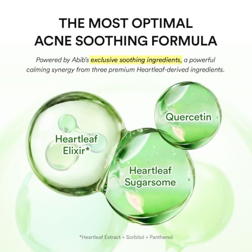 Abib Heartleaf Essence Pad Refillable Toner Pads for Acne-Prone Skin - 70 Count
