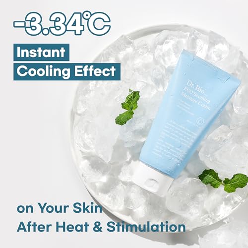 Eco Soothing Moisture Cream, Moisturizer with Probiotics for Sensitive Skin & Dry Skin, Hydration and Soothing Relief for Face and Body, Cooling Immediately, Lightweight, Korean Skin Care