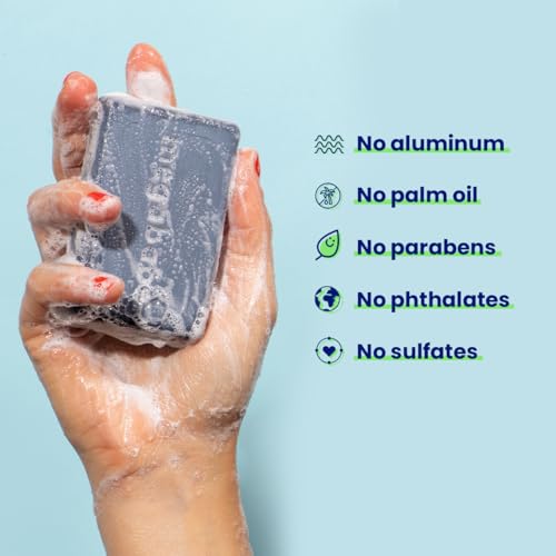Megababe Space Bar Charcoal Underarm Soap 13.5 oz - Odor Control & Detox, 1 Pack