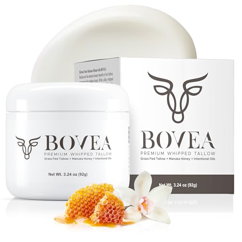 Natural Tallow Balm with Honey & Jojoba for Face & Body - 3.24oz