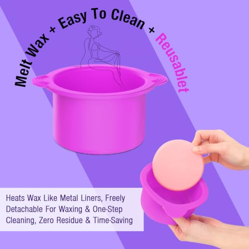 Home Waxing Kit for Women & Men, 42.32oz Wax Warmer & Full Accessories