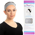 Grey Wig Headband for Synthetic Hair - Wig & Hair Accessory with Silicone Grip, Adjustable