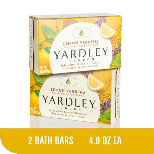 Yardley London Bath Soap Bars Bundle - 10 Pack, 4.0 oz Each, Assorted Scents