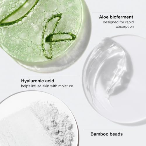 Gentle Exfoliating Face Cleanser with Aloe & Hyaluronic Acid - 4.2 Fl Oz