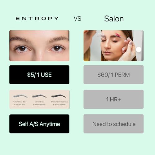 ENTROPY MAKE UP Tough Brow Lift Perm Kit for Fuller, Defined Eyebrows