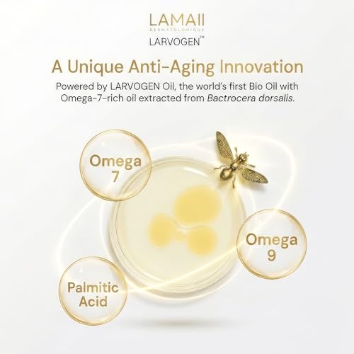 Radiance Nourishing Body Oil ? Body Moisturizer with Grapeseed Oil, Jojoba Oil & LARVOGEN¢â Bio Oil, Silky Smooth, Firming & Hydrating Body Oil for Women & Men, Pure Glow & Silky Finish - 120 ml
