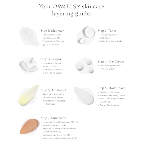 DRMTLGY Physical Tinted Moisturizer with SPF 44. Universal Tint. All-In-One Mineral Tinted Sunscreen and Foundation with Broad Spectrum Protection Against UVA and UVB Rays, 2.05 oz (Pack of 2)