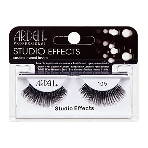 KSYOO Self Adhesive False Eyelashes Pre Glued Cat Eye Lashes Strips No Glue Fox Eye Lashes 5 Pairs Faux Mink Lash Strips