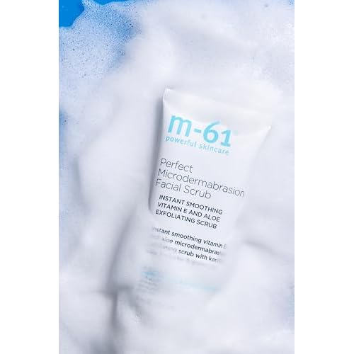m-61 Perfect Microdermabrasion Facial Scrub | Instant Smoothing, Exfoliating Scrub With Vitamin E, Kaolin Clay, Aloe, 2.5 Fl Oz