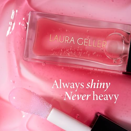 LAURA GELLER Nourishing Tinted High Shine Glossy Lip Oil, Rose Garden with Coordinating Waterproof Lip Liner, Sassy Spice | Get an All Day Lip Look, Hydrate Dry Chapped Lips