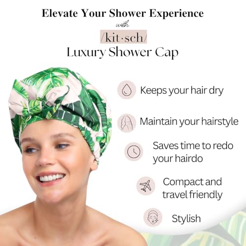 Shower Puffs and Premium Exfoliating Facial Loofah for Men and Women-Elastic Hand Strap Body Brush to Soothe, Cleanse Your Skin