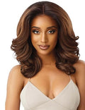 Outre JULIANNE Lace Front Wig 13x6 HD Transparent Frontal Jet Black Glamorous Wavy Hair