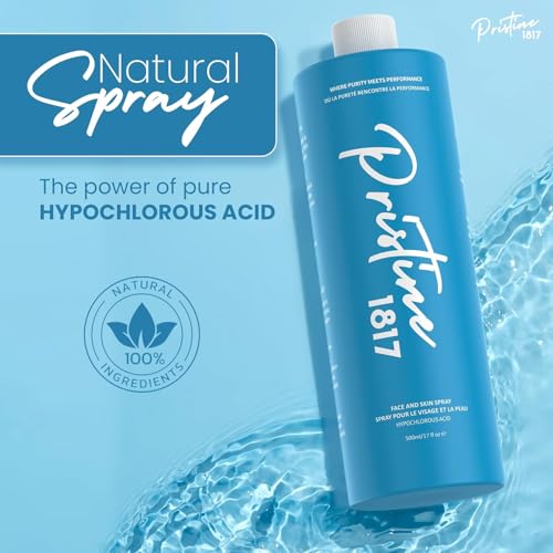 Pristine 1817 Hypochlorous Acid 0.016% Face & Skin Mist - 18.9 fl oz