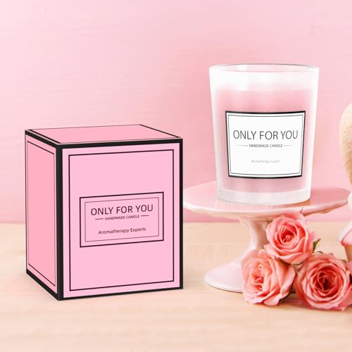 Spa Gift Basket with Bath Essentials- Pink Rose Relaxation Kit Set, Birthday Spa Items Box for Women, Wife, Mom, Sister, Mom, Her, Friends