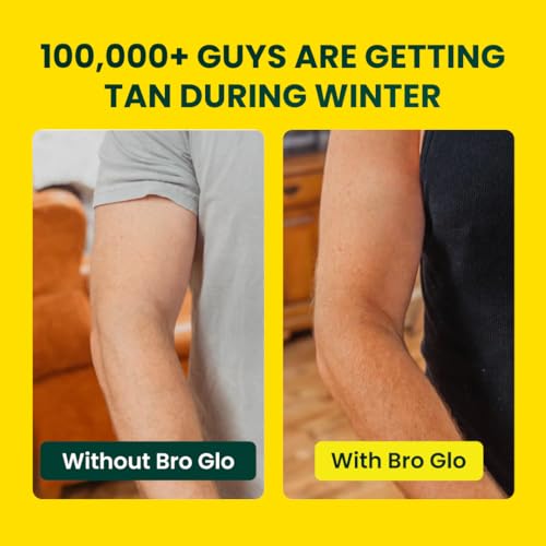 Men's Self Tanning Foam - Quick, Light Water-Based Sunless Tan for Face & Body