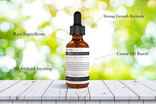 Coldlabel Lavender Hair Oil 2oz - Soothing Scalp Treatment with Botanical Scent - 7plus Variant
