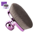 Blend & Blur Extra Large Kabuki Makeup Brush for Body & Legs - Purple Bag