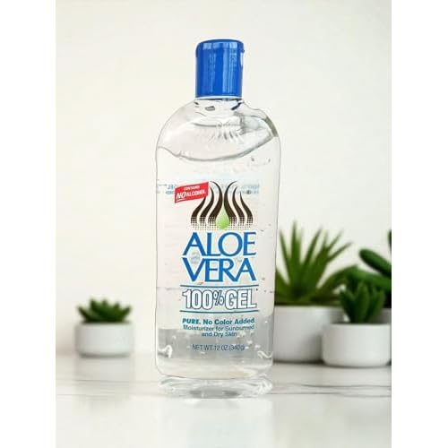 Aloe Vera Gel (12 oz) - PACK 2 ? Pure, Stabilized Aloe Vera Gel for Face, Hair & Body ? No Added Colors or Fragrances
