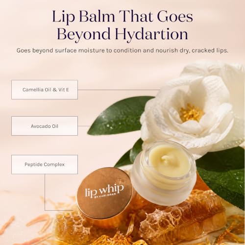 Lip Balm with Peptides - Vanilla Smoothing Lip Treatment - Barely There Variation