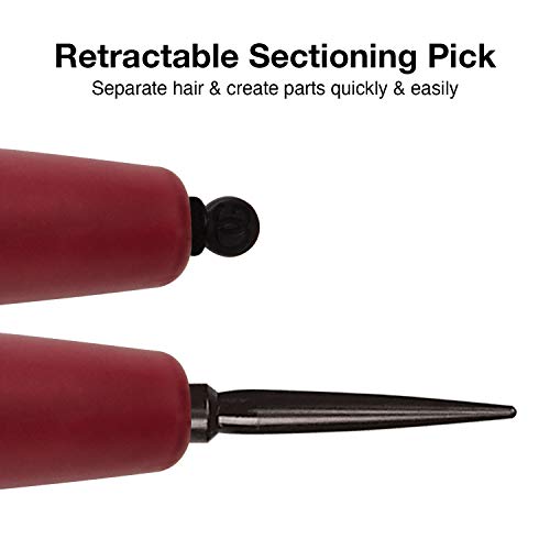 Olivia Garden HeatPro 1/2-Inch Thermal Round Brush - Heat Resistant Up to 550°F, Not Electrical