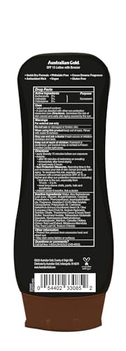 Australian Gold Body Lotion Sunscreen SPF 15 with Instant Bronzer - 2 Pack, 8 Fl Oz Each