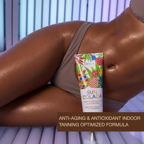 Onyx Suncolada Bronzing Lotion for Tanning Bed - Deep, Hydrating 8.5 Fl Oz