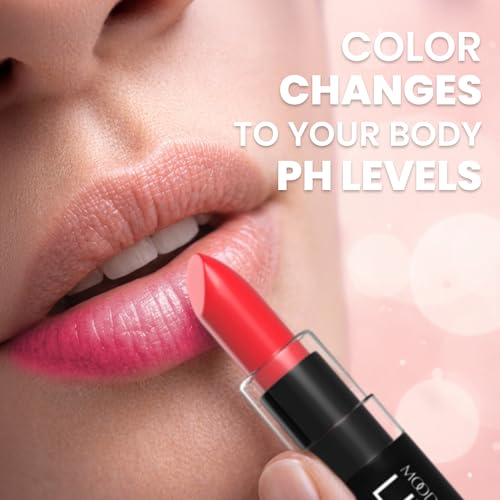MOODmatcher Fran Wilson Lipstick, 10PC Collection of the Original Color-Change Lipstick - Maskproof, 12 HOUR Long Wear, Enriched with Aloe & Vitamin E for Ultra-Hydration, Waterproof, 0.12 oz.each