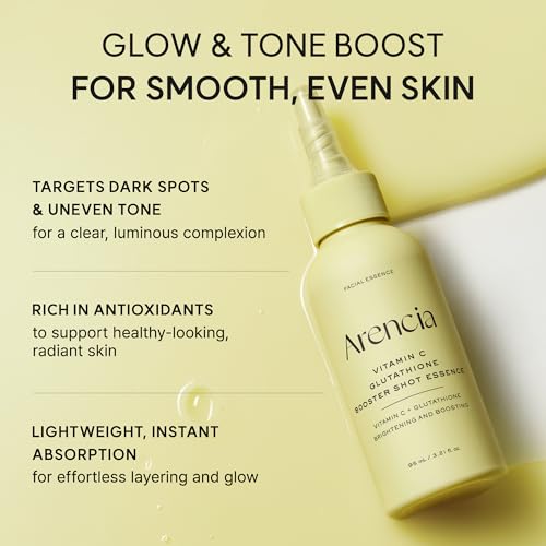 Vitamin C & Glutathione Facial Essence with Niacinamide - Skin Brightening, Dark Spot Care, 95 mL