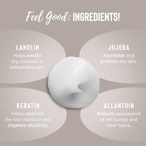 Coochy Shave Cream - Moisturizing Shave Lotion - Gentle Intimate Shaving Cream - For Bikini Area, Underarms, Legs & More - Rash-Free, Hydrating Formula - Au Natural, 32 oz