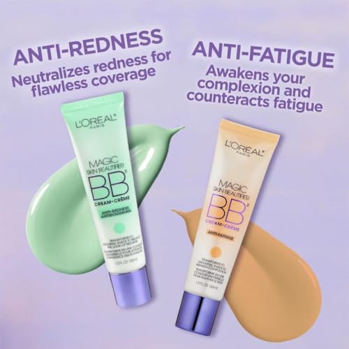 Makeup Primer + BB Cream 1 fl oz - Age Perfect Face Smoothing & Color Correcting Duo