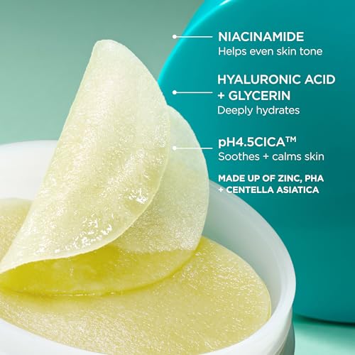AESTURA A-CICA365 Cooling Relief Toner Pads for Sensitive Skin, 60 Pads